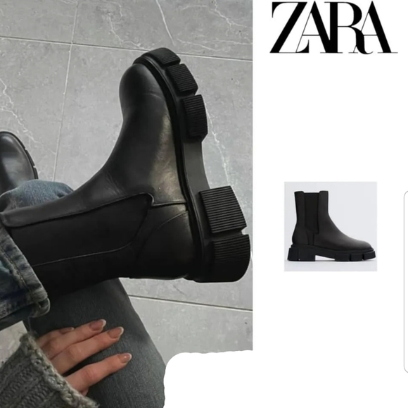 Zara Shoes - Zara Lug Sole Boots